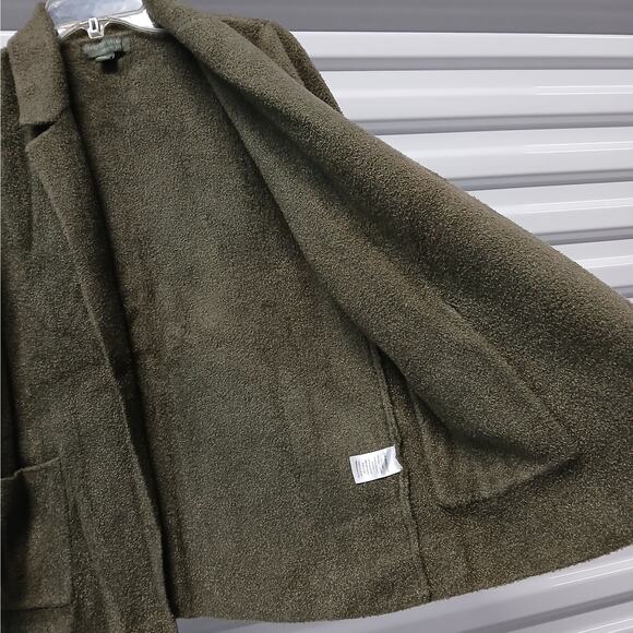 Barefoot Dreams Cozychic Lite Open Front Cardigan Sweater Women's Small Green - Picture 4 of 7